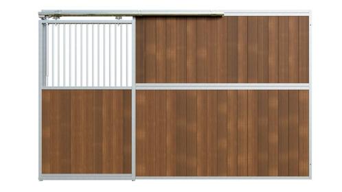 Paardenstal voorwand Basic dicht met schuifdeur | NIEUW, Dieren en Toebehoren, Stalling en Weidegang, Opfok, Stalling, Weidegang