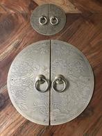 Chinees beslag chinese bruidskast met vlinders vogels bloem, Huis en Inrichting, Woonaccessoires | Overige, Verburgt Vintage, Nieuw