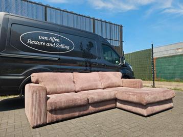 Gave Ribstof Loungebank (Zand) beschikbaar voor biedingen