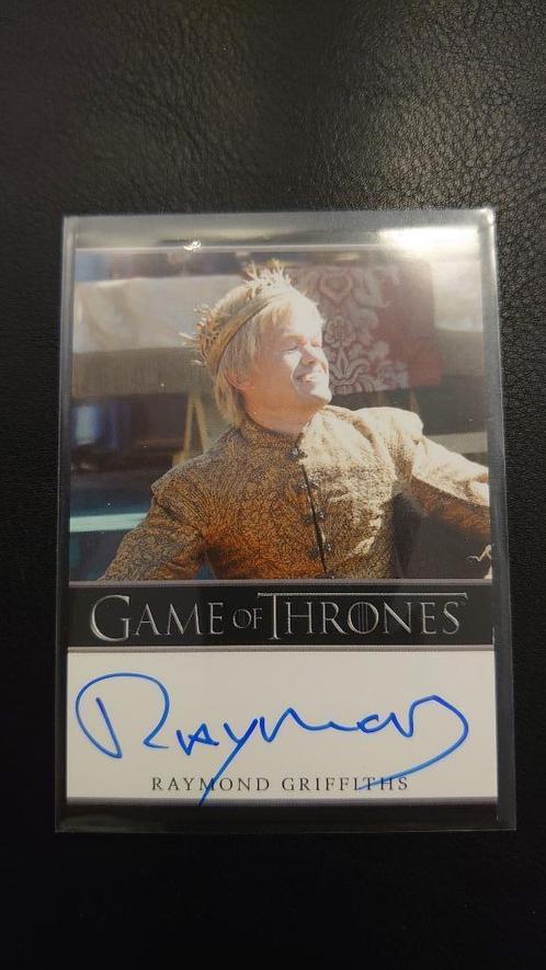 GOT Raymond Griffiths as Actor Autograph card, Verzamelen, Overige Verzamelen, Zo goed als nieuw, Verzenden