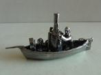 Miniatuur zilver S1a stoom bootje schip zilveren miniaturen, Verzenden, Zilver