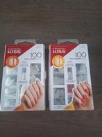 200 kunstnagels van Kiss (2 soorten) nieuw, Ophalen of Verzenden, Nieuw, Handen en Nagels