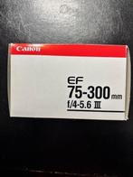 Mooie Canon EF 75-300 Zoomlens, Audio, Tv en Foto, Fotografie | Lenzen en Objectieven, Ophalen, Gebruikt, Telelens, Zoom