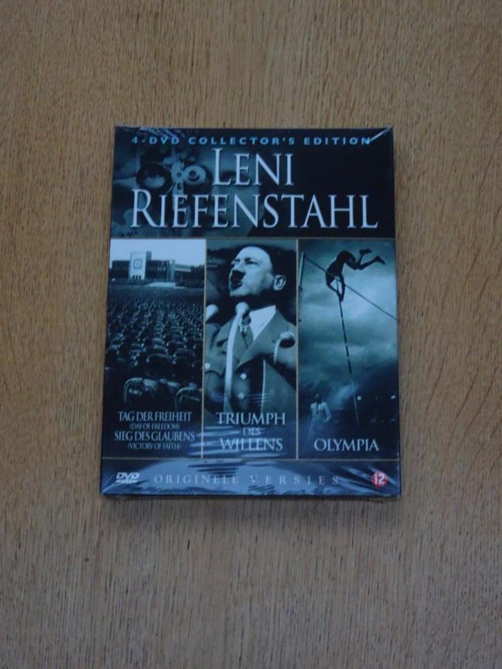 Leni Riefensthal 4 dvd collectie nieuw in cellofaan, Cd's en Dvd's, Dvd's | Filmhuis, Nieuw in verpakking, Duitsland, Boxset, Vanaf 12 jaar