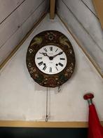 Antieke Franse Morbier klok, gesigneerd Trinque à St Vaury, Antiek en Kunst, Antiek | Klokken, Ophalen of Verzenden