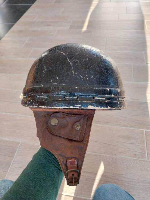 Britse dispatch rider helm 1st pattern 1943 wo2 motohelm, Verzamelen, Militaria | Tweede Wereldoorlog, Landmacht, Helm of Baret