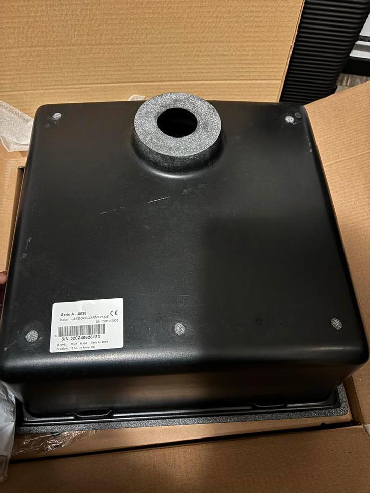 Lanesto Composiet Spoelbak - Nieuw in doos!, Huis en Inrichting, Keuken | Complete keukens, Nieuw, Overige typen, Zwart, Composiet