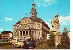 Ansichtkaart	Maastricht	Stadhuis	met Markt 	en Mooswief, Verzamelen, Verzenden, 1960 tot 1980, Gelopen, Limburg