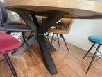 Eikel ovalen eettafel, Huis en Inrichting, Ophalen, 100 tot 150 cm, Eikenhout, 200 cm of meer
