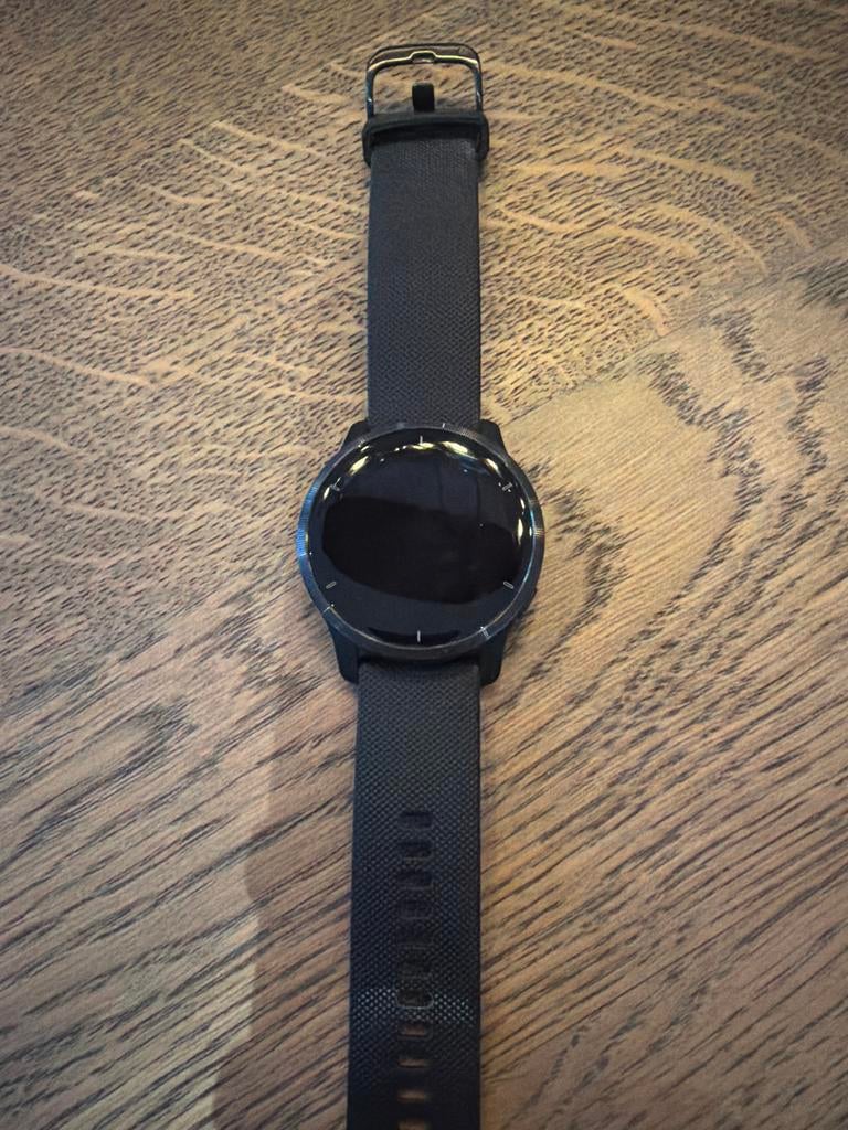 Garmin Vivoactive 4 Sporthorloge, Afstand, Zwart, Ophalen of Verzenden, Zo goed als nieuw