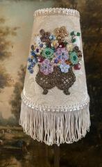 Gerestyled lampenkapje, Huis en Inrichting, Lampen | Lampenkappen, Ophalen of Verzenden, Zo goed als nieuw, Rechthoekig, Minder dan 25 cm