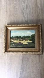 Vintage Olieverf schilderij “Heidelandschap”, Antiek en Kunst, Kunst | Schilderijen | Klassiek, Ophalen