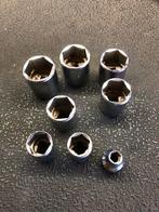 3/8” doppen Snap-on Eurotools, 8 stuks, Ophalen of Verzenden, Nieuw