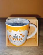 Nieuwe mok Oma, Ophalen