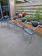 Vintage effezeta eetkamerstoelen 4x, Huis en Inrichting, Stoelen, Ophalen, Gebruikt, Vier