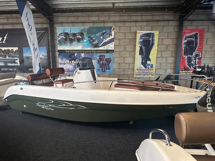 Nieuwe aquabat sportline 19, Watersport en Boten, Vis- en Consoleboten, Nieuw, 3 tot 6 meter, Benzine, Geen motor, Polyester, Ophalen