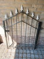 Hekwerk gietijzer, Tuin en Terras, Tuinhekken en Hekwerk, Ophalen, Met poort, Zo goed als nieuw, Sierhekwerk