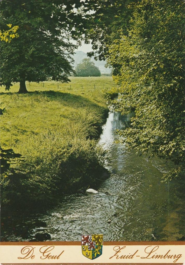 ZUID LIMBURG De Geul (Bruine Tekstbalk), Verzamelen, Ansichtkaarten | Nederland, Gelopen, Limburg, 1960 tot 1980, Verzenden