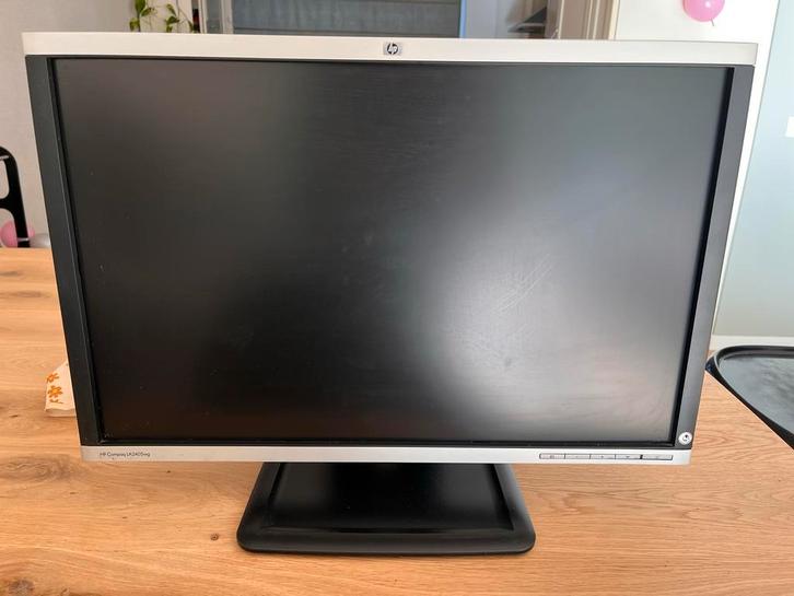 HP LA2405wg Monitor - 24 inch, Computers en Software, Monitoren, Gebruikt, 60 Hz of minder, DisplayPort, In hoogte verstelbaar