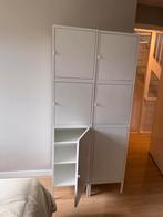 IKEA HALLAN witte locker kasten hoog twee stuks goede staat, Huis en Inrichting, Kasten | Lockerkasten, Ophalen, Zo goed als nieuw