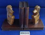 BOEKENSTEUNEN TWEE HONDJES * Hout *, Antiek en Kunst, Antiek | Woonaccessoires, Verzenden