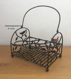 Wijnrek houder met vogels van metaal erg mooi, Huis en Inrichting, Woonaccessoires | Wijnrekken, Ophalen of Verzenden, Nieuw, Metaal