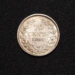 10 cent 1895, Postzegels en Munten, Munten | Nederland, Verzenden, Zilver, 10 cent, Koningin Wilhelmina