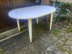 Plastic tuintafel, Ophalen, Gebruikt, Ovaal, Kunststof