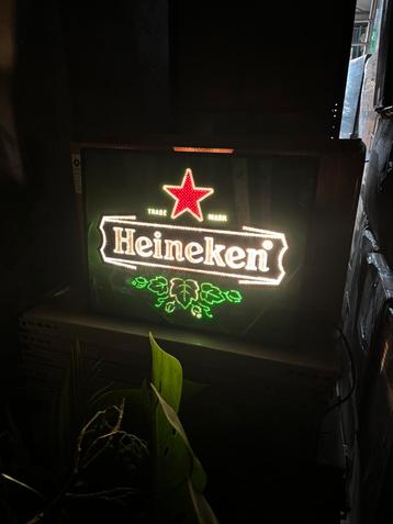 Vintage Heineken Fiber Neon Sign 1999 bar mancave bord beschikbaar voor biedingen