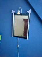 spiegel met verlichting met 2 vogels 90 x 60 cm, Kinderen en Baby's, Ophalen, Zo goed als nieuw, Spiegel