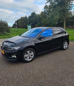 Volkswagen Polo 1.0 TSI 95pk 2018 Zwart, Voorwielaandrijving, Stof, Euro 6, Zwart