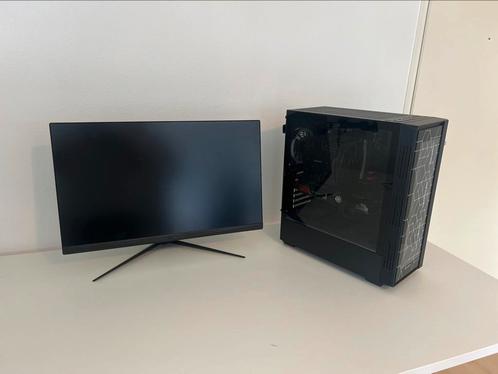 Game pc incl MSI monitor., Computers en Software, Desktop Pc's, Zo goed als nieuw, 3 tot 4 Ghz, SSD, 16 GB, Met videokaart, Met monitor