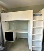 IKEA Hoogslaper met Bureau, Kast & Matras, Ophalen, Gebruikt, Hoogslaper