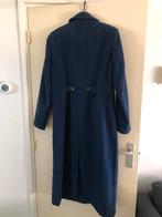 Hele mooie dames mantel, aparte kleur blauw, mt 42!, Ophalen, Zo goed als nieuw, Maat 42/44 (L), Blauw