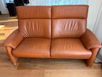 TKA 2 stuks  2 1/2-zits leren bank cognac, Ophalen, 150 tot 200 cm, Driepersoons, 75 tot 100 cm