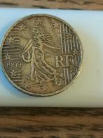 Zeldzame 10 Euro cent 1999 Frankrijk, Postzegels en Munten, Munten | Europa | Euromunten, Frankrijk, 10 cent, Ophalen of Verzenden