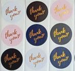 Thank You Stickers - 50 stuks, Ophalen of Verzenden, Nieuw, Materiaal