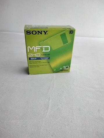 1.44mb diskettes van Sony, 10 stuks in karton beschikbaar voor biedingen