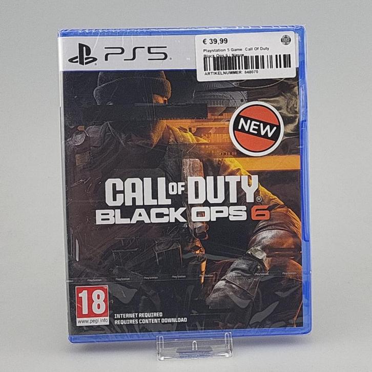 Playstation 5 Game: Call Of Duty Black Ops 6 | Nieuw, Spelcomputers en Games, Games | Sony PlayStation 5, Nieuw