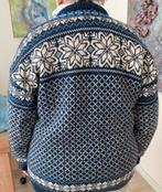 Damesvest uit Noorwegen, wol, XL (in Vorden), Ophalen of Verzenden, Zo goed als nieuw, Maat 46/48 (XL) of groter, Blauw