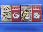 (9130-31) Australia LUNAR II DRAGON & SNAKE COLOR PROOF 1/2, Ophalen of Verzenden, Setje, Zilver