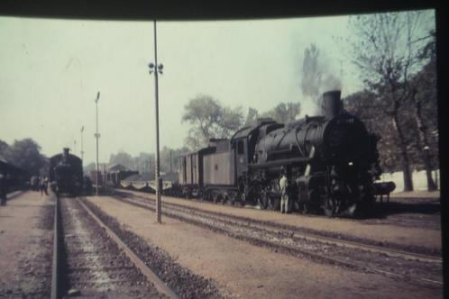 Hongarije MAV dia stoomloc locomotief loc met goederentrein, Verzamelen, Spoorwegen en Tramwegen, Gebruikt, Trein, Kaart of Prent