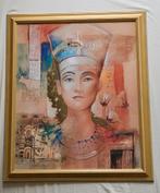 Joadoor - Nefertiti Afbeelding - 58x68cm, Ophalen of Verzenden