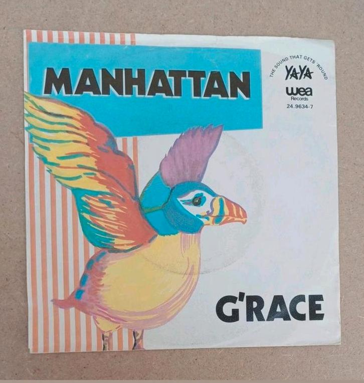 G'race - Manhattan, Cd's en Dvd's, Vinyl Singles, Gebruikt, Single, Pop, 7 inch, Ophalen of Verzenden