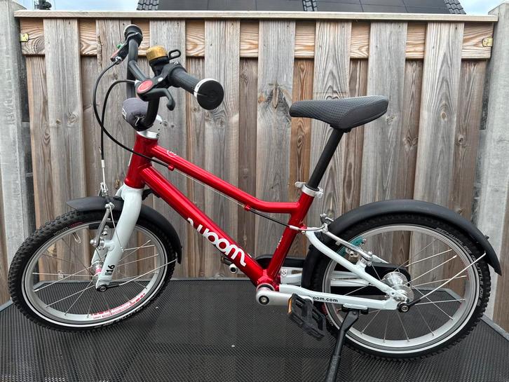 Woom Original 3 Limited Edition kinderfiets 16 inch rood, Fietsen en Brommers, Fietsen | Crossfietsen en BMX, Gebruikt, 16 tot 20 inch