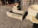 Oude trog van hardsteen; graniet., Ophalen, Gebruikt, Waterornament, Nvt