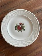 Wedgwood Moss Rose 6 gebaksbordjes., Huis en Inrichting, Keuken | Servies, Verzenden, Zo goed als nieuw, Bord(en), Wedgwood