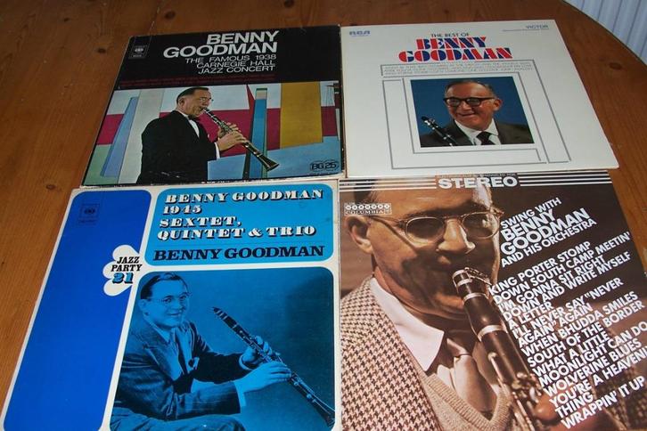 7  lp's van benny goodman, Cd's en Dvd's, Vinyl | Jazz en Blues, Gebruikt, Jazz en Blues, 1940 tot 1960, 12 inch, Ophalen of Verzenden