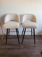 Barkrukken, Huis en Inrichting, Barkrukken, 2 krukken, Ophalen, Zo goed als nieuw, 60 tot 90 cm