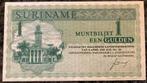 🇸🇷 SURINAME 1 gulden 1️⃣9️⃣6️⃣1️⃣ XF+ zeldzaam ‼️, Postzegels en Munten, Los biljet, 1 gulden, Ophalen of Verzenden
